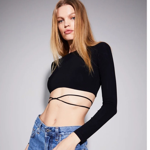 NWT Alix Marissa Crop Top - Picture 2 of 2